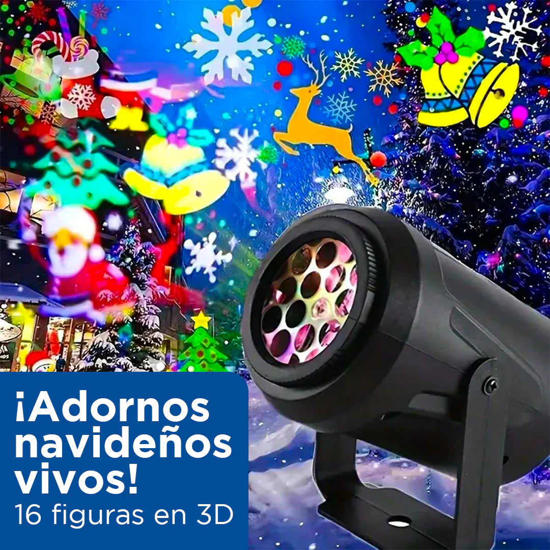 Proyector de Figuras Navideñas - FestiLuz✅