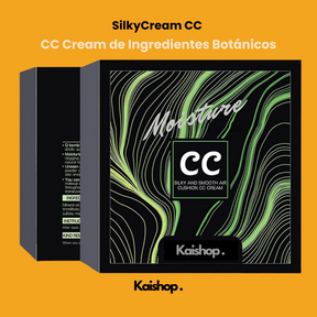 Base de maquillaje Silky CC Cream + Brocha de Regalo (1 + 1 GRATIS)✅