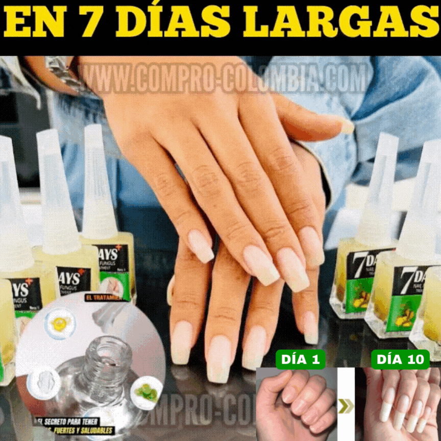 AVANZADO💅Serum Uñas 7 Días 7 VECES +LARGAS😍(COMPRA 1 & LLEVA 2)🎁✅