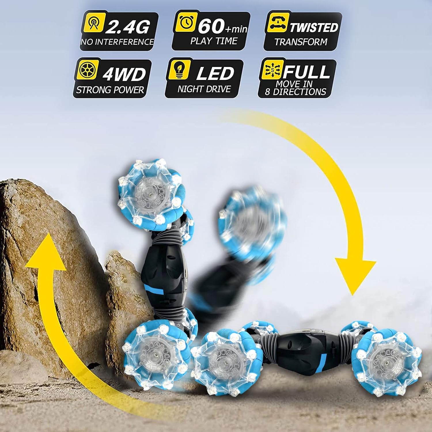 Kit carro sensor 360º 🌀XPLOR Max 🏎️ ( Incluye manilla sensor y control remoto)✅