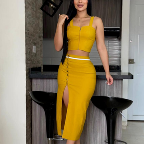 Conjunto Falda Y Blusa 2132✅