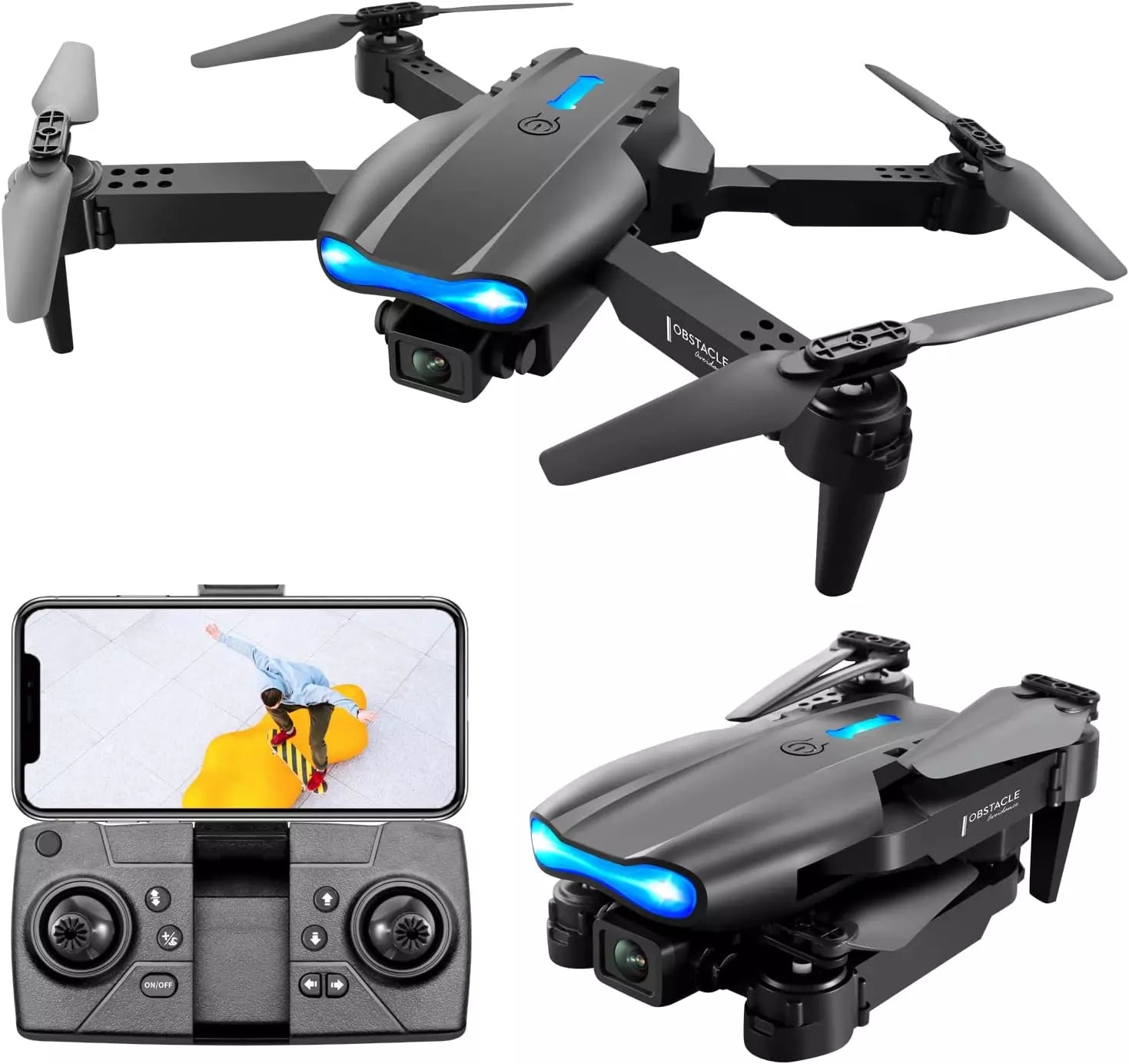 Drone PRO 4K WIFI + Control de Alta Definición (BATERÍA Y ESTUCHE DE REGALO)✅