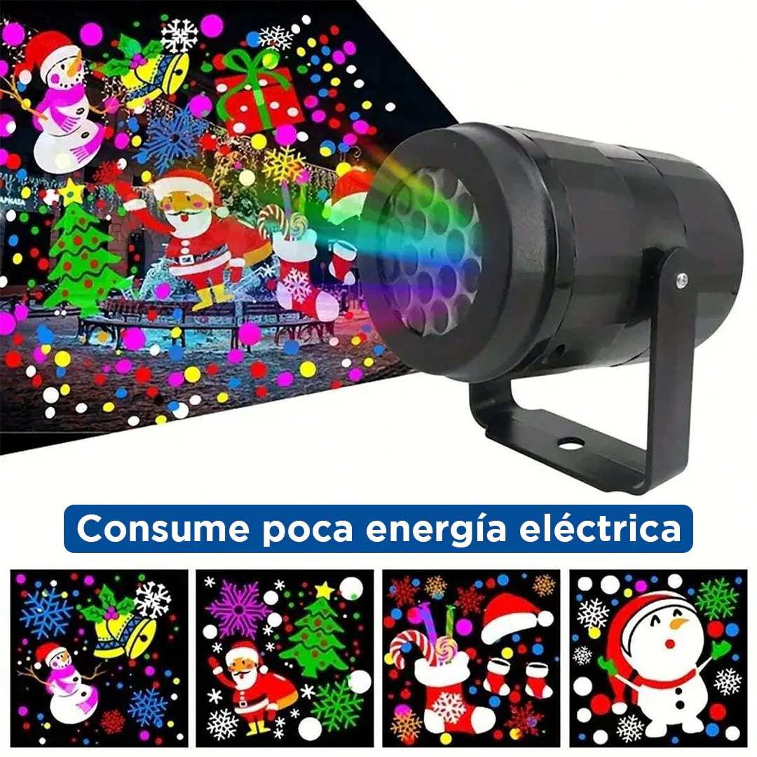 Proyector de Figuras Navideñas - FestiLuz✅