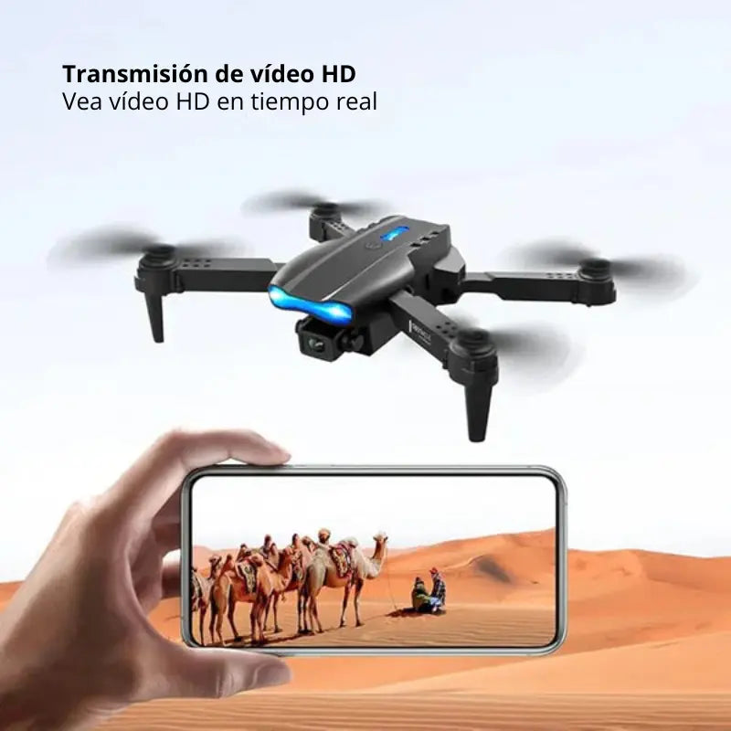 Drone PRO 4K WIFI + Control de Alta Definición (BATERÍA Y ESTUCHE DE REGALO)✅