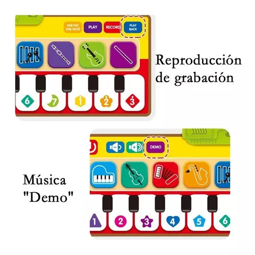 Sensacional Piano Tapete Musical✅