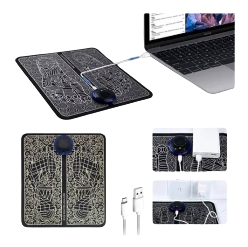 TAPETE MASAJEADOR CON TECNOLOGÍA EMS✅