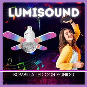 ¡EXCLUSIVO! PARLANTE BLUETOOTH CON BOMBILLA INTEGRADA LUMISOUND✅