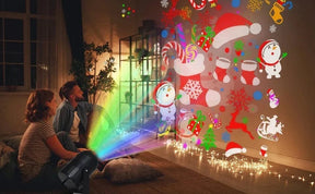 PROYECTOR DE LUCES NAVIDEÑO✅