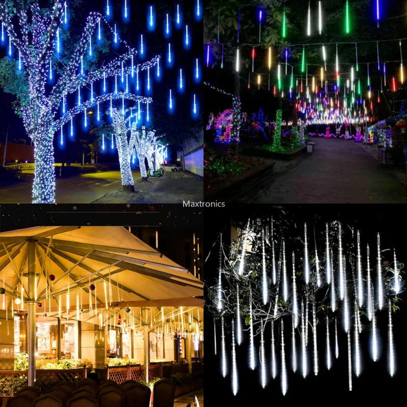 Guirnalda 152 Luces Digitales Navideñas 🎄 LEDICEMax 🎇 (Efecto meteoro 3 metros)✅