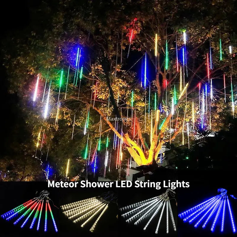 Guirnalda 152 Luces Digitales Navideñas 🎄 LEDICEMax 🎇 (Efecto meteoro 3 metros)✅