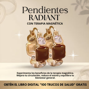 Radiant® Pendientes de Lujo TERAPIA Magnetica✅