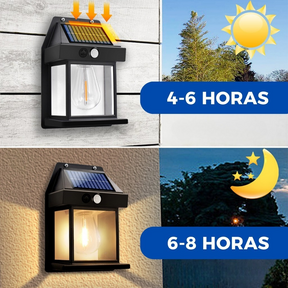 LÁMPARA SOLAR PARED✅